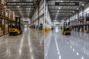 Concrete Polishing vs Epoxy Flooring: Which Solution Is Right for Your Business?